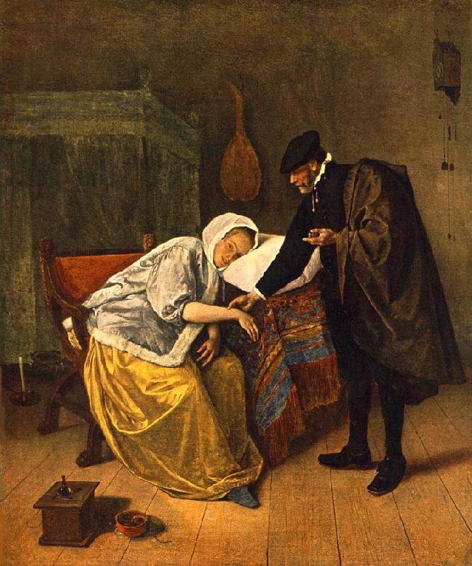 Jan Steen The Doctor and His Patient oil painting image